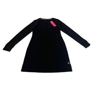 M1-150 LILLY PULITZER NWT Women's Mini Dress With Pockets Black XS